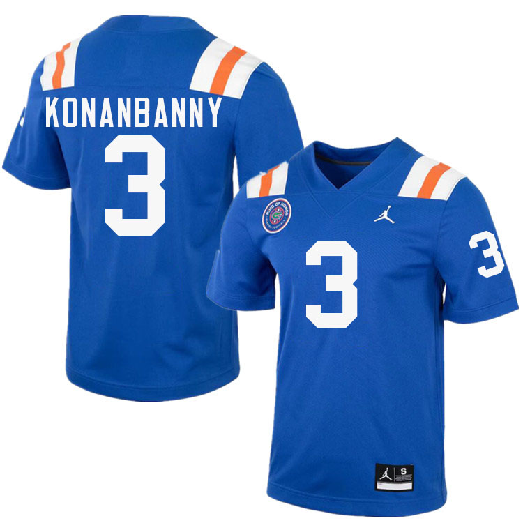 Onis Konanbanny Florida Jersey,Florida Gators #3 Onis Konanbanny Uniforms,Jersey Youth-Throwback Roy